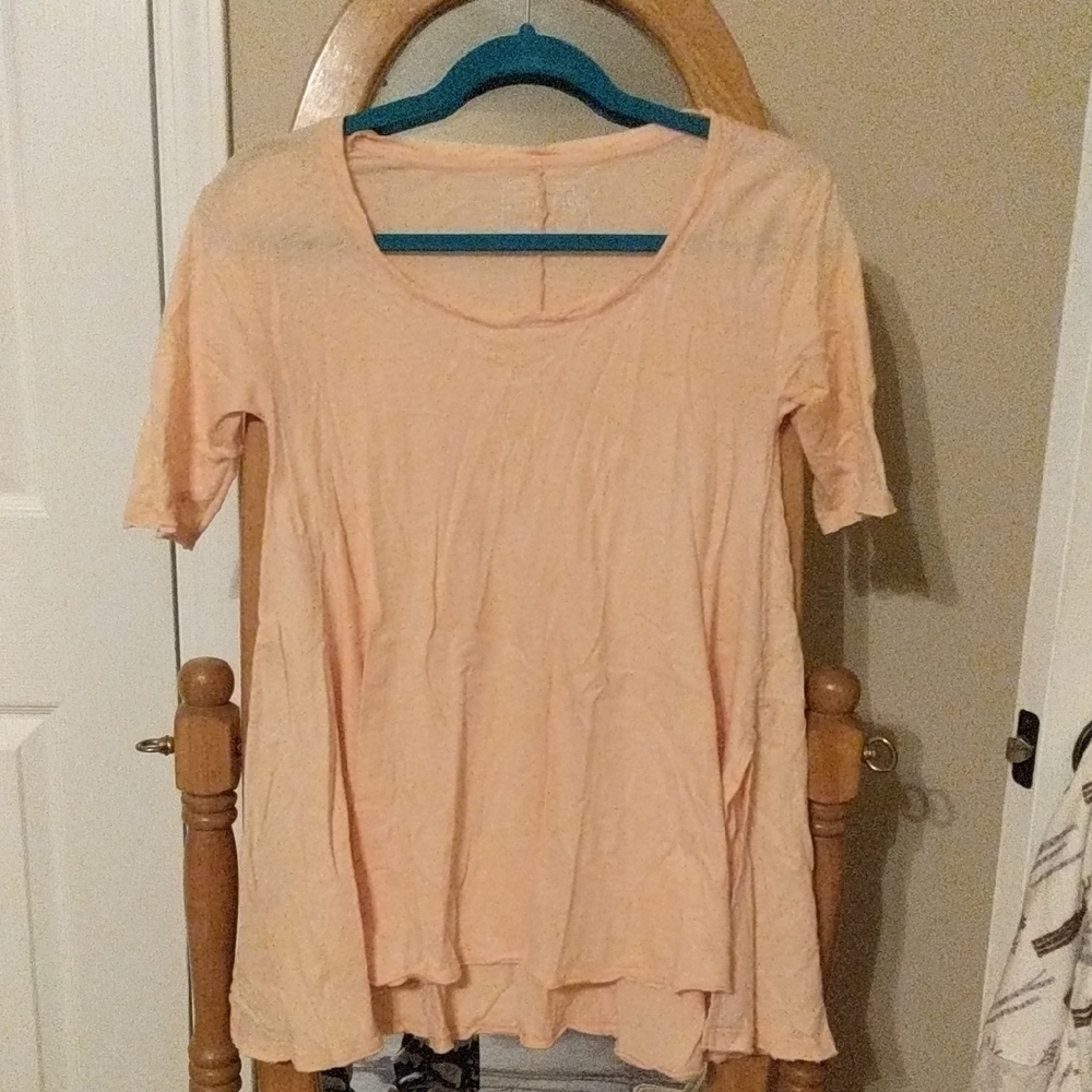 Free People We The Free Light Peach Swing Tee